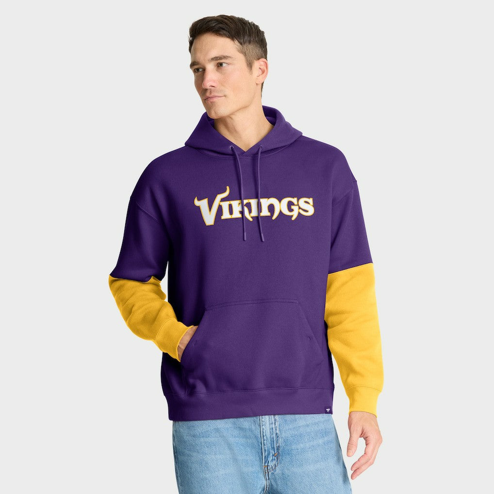 Minnesota Vikings Helmet Pullover Hoodie Purple