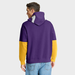 Minnesota Vikings Helmet Pullover Hoodie Purple