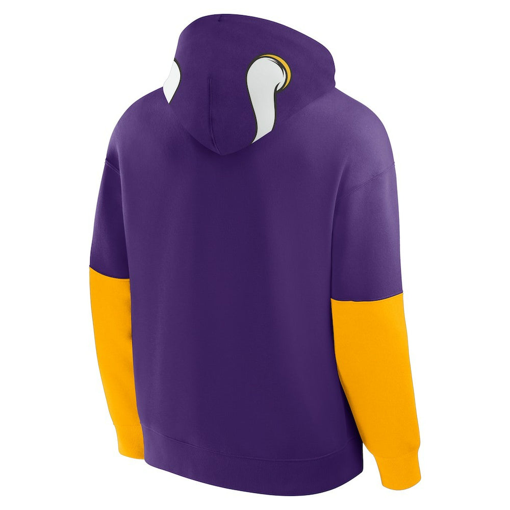 Minnesota Vikings Helmet Pullover Hoodie Purple