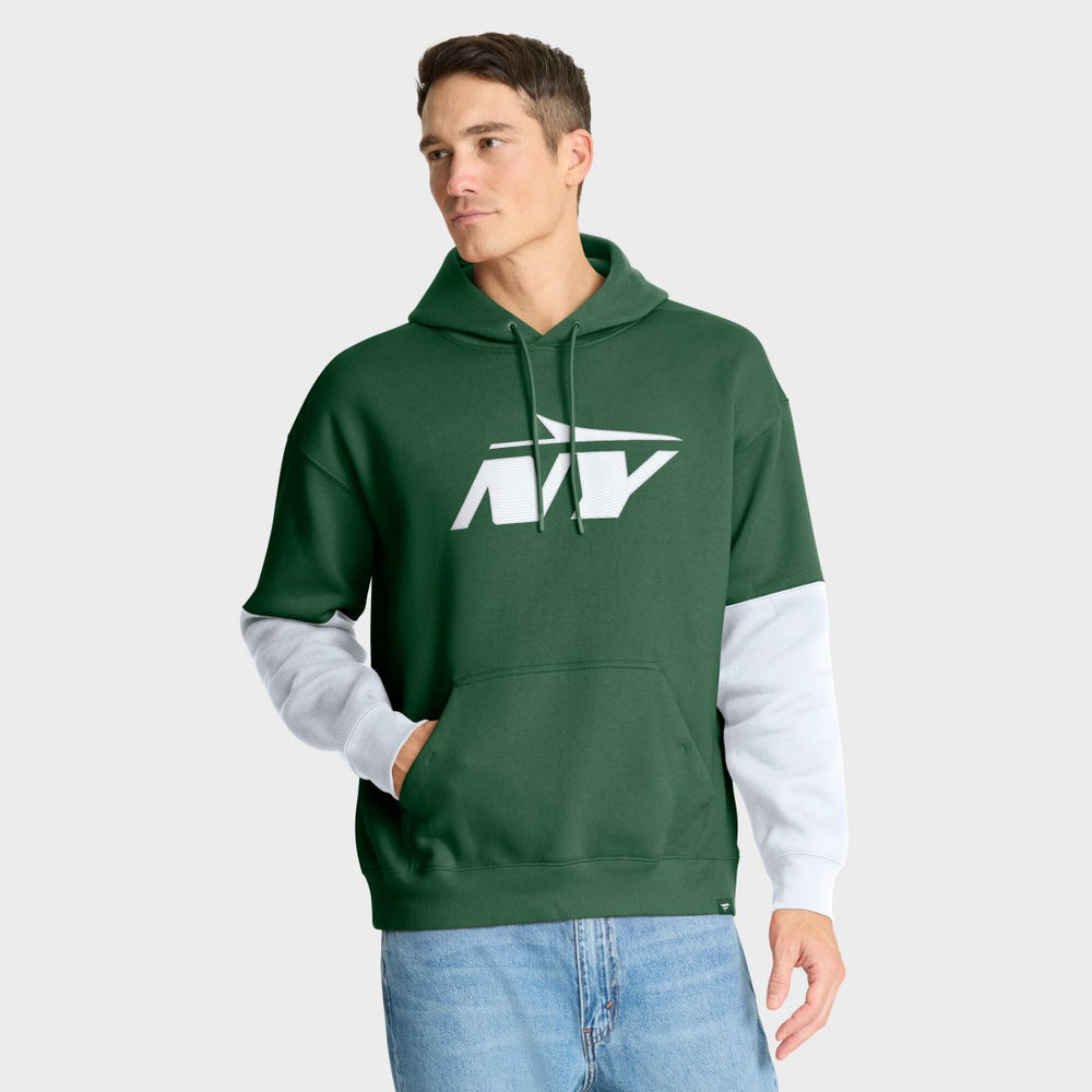 New York Jets Helmet Pullover Hoodie Green