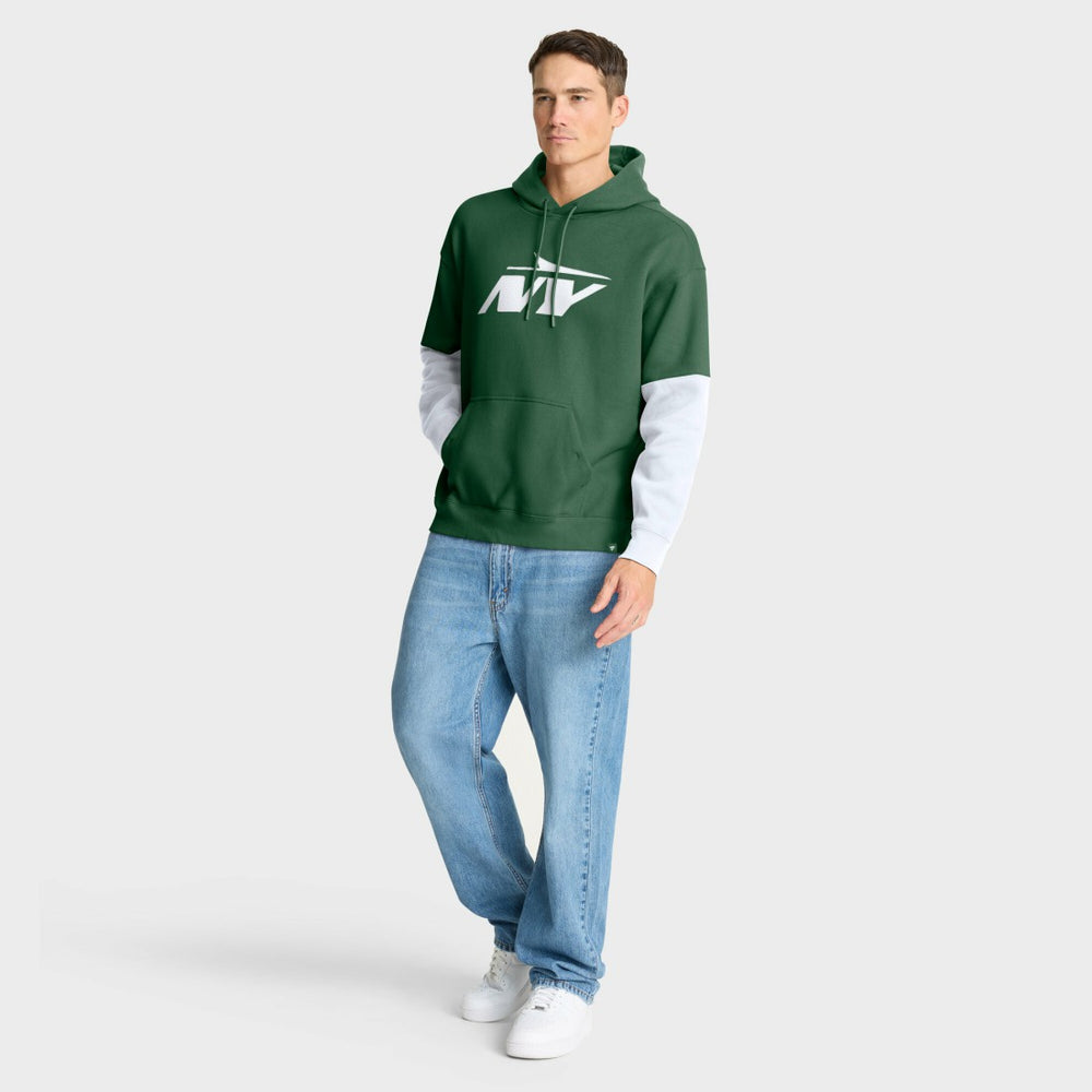 New York Jets Helmet Pullover Hoodie Green