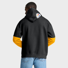 Pittsburgh Steelers Helmet Pullover Hoodie Black