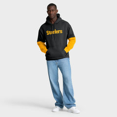 Pittsburgh Steelers Helmet Pullover Hoodie Black