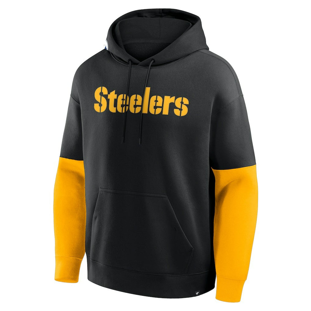 Pittsburgh Steelers Helmet Pullover Hoodie Black