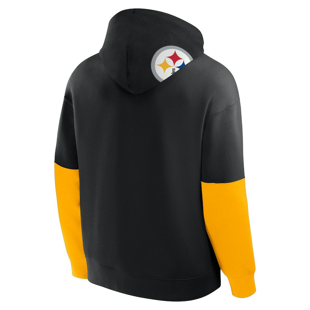 Pittsburgh Steelers Helmet Pullover Hoodie Black