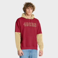 San Francisco 49ers Helmet Pullover Hoodie Scarlet