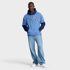 Tennessee Titans Helmet Pullover Hoodie Light Blue