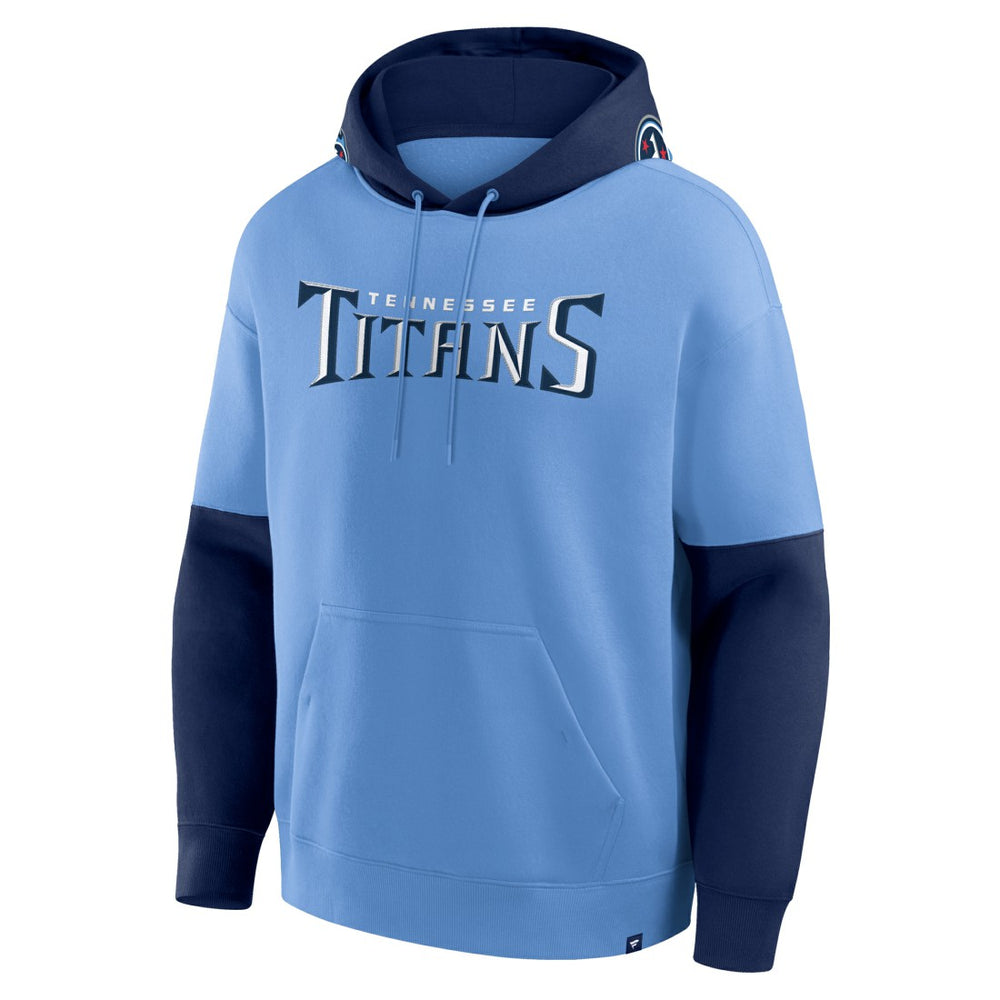 Tennessee Titans Helmet Pullover Hoodie Light Blue