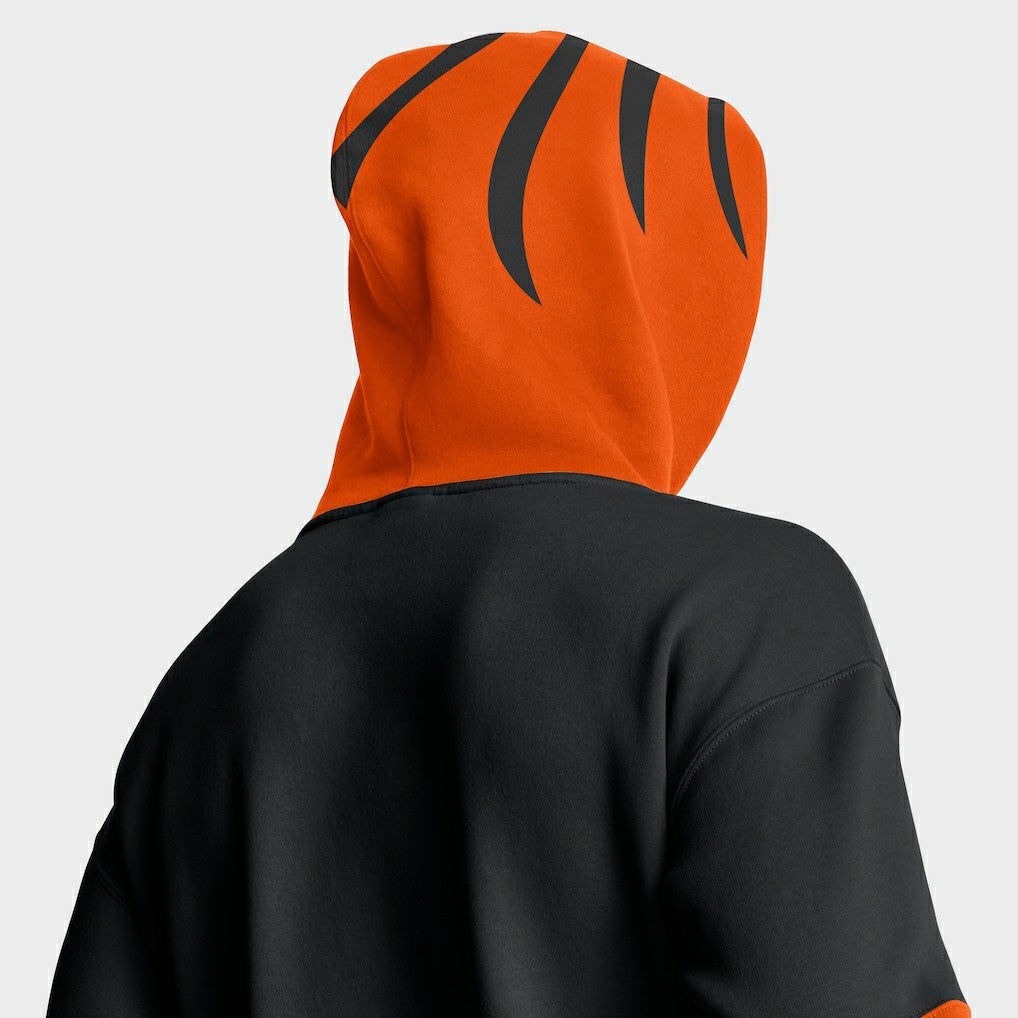 Cincinnati Bengals Helmet Pullover Hoodie Black
