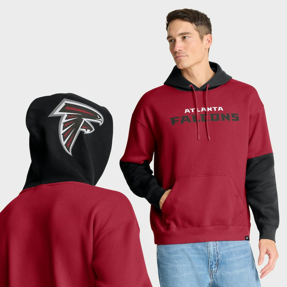 Atlanta Falcons Helmet Pullover Hoodie Red