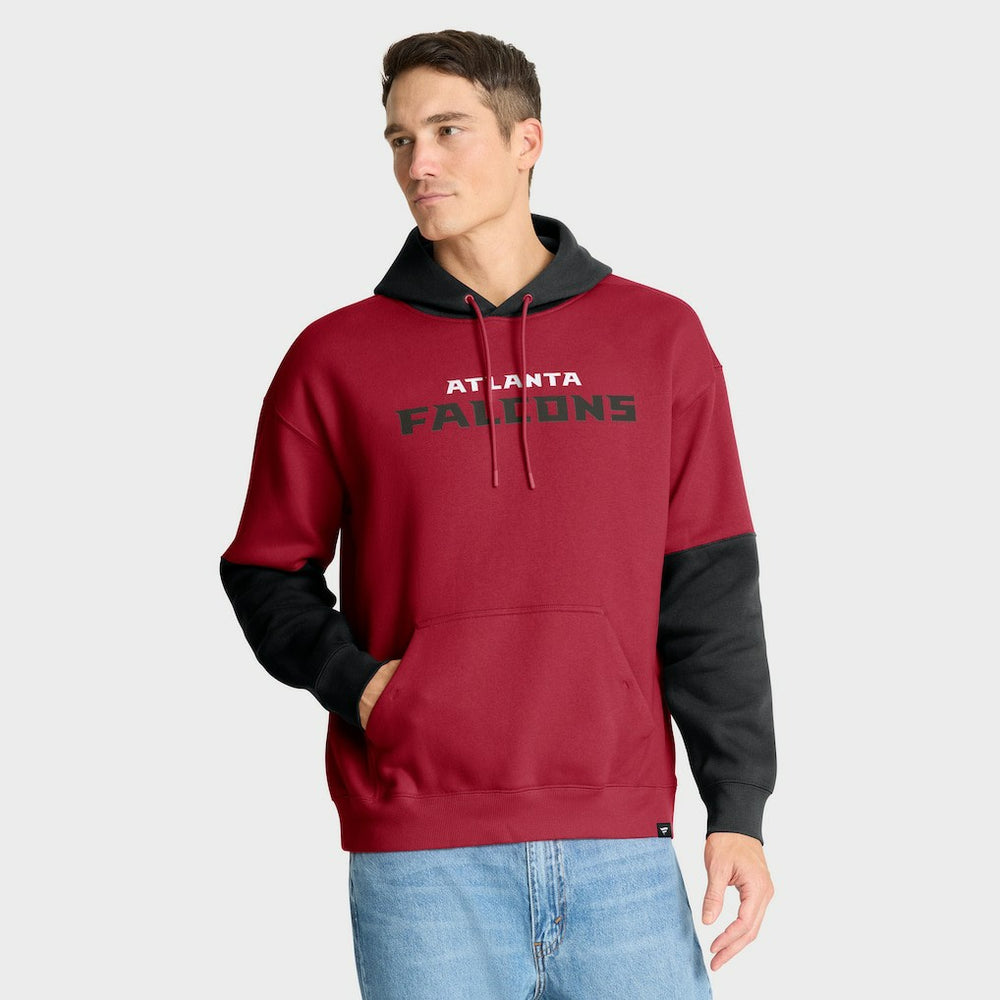 Atlanta Falcons Helmet Pullover Hoodie Red