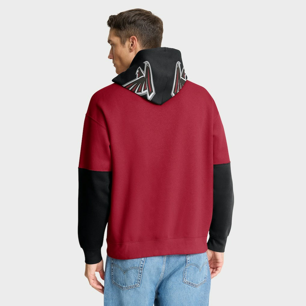 Atlanta Falcons Helmet Pullover Hoodie Red