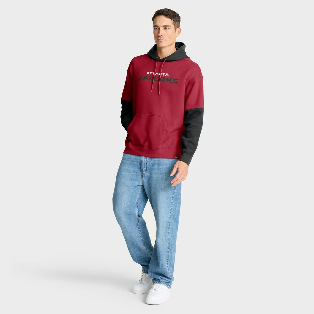 Atlanta Falcons Helmet Pullover Hoodie Red