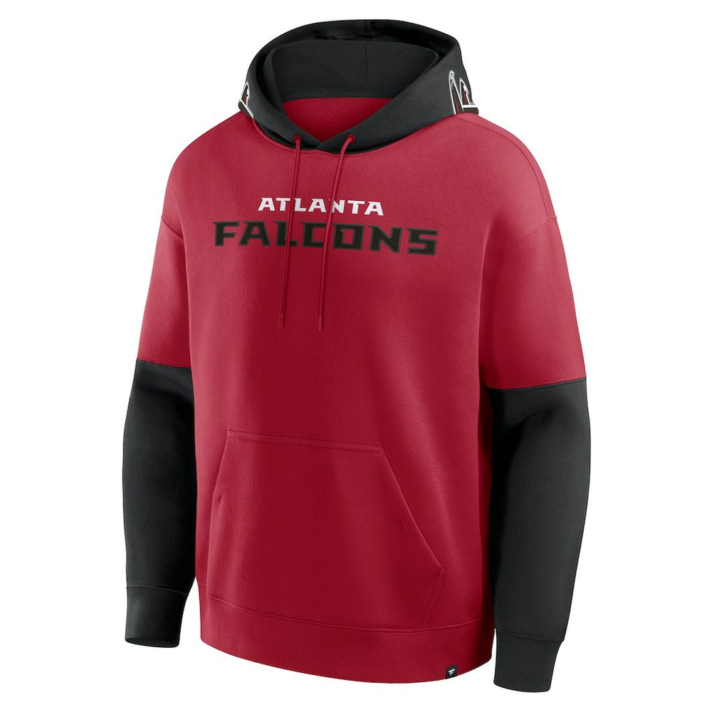 Atlanta Falcons Helmet Pullover Hoodie Red
