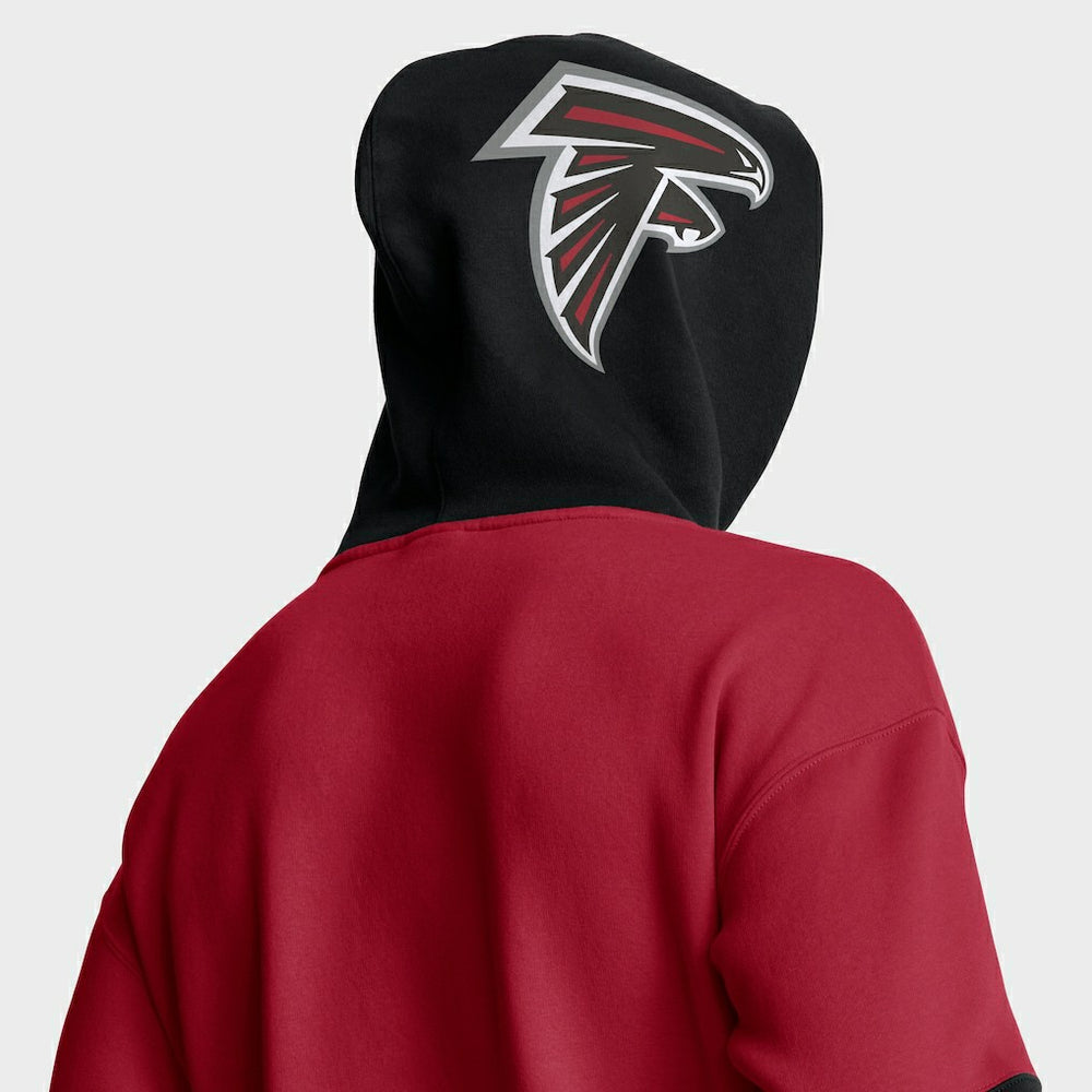 Atlanta Falcons Helmet Pullover Hoodie Red