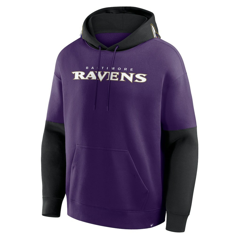 Baltimore Ravens Helmet Pullover Hoodie Purple