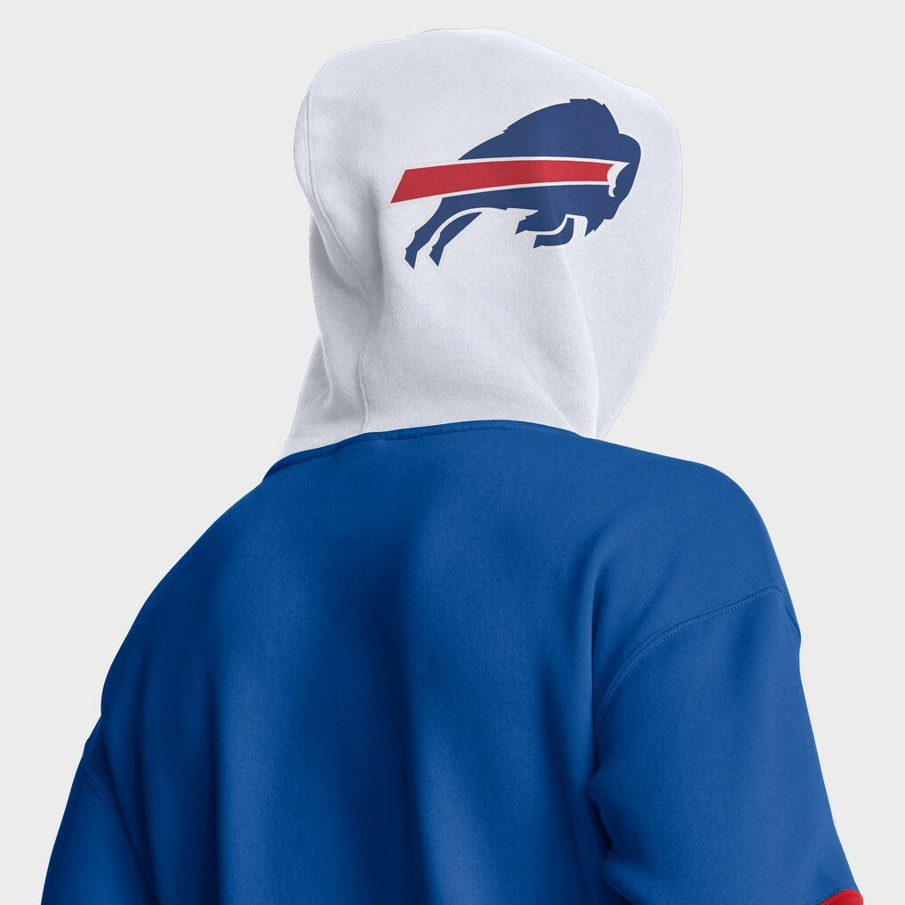 Buffalo Bills Helmet Pullover Hoodie Royal