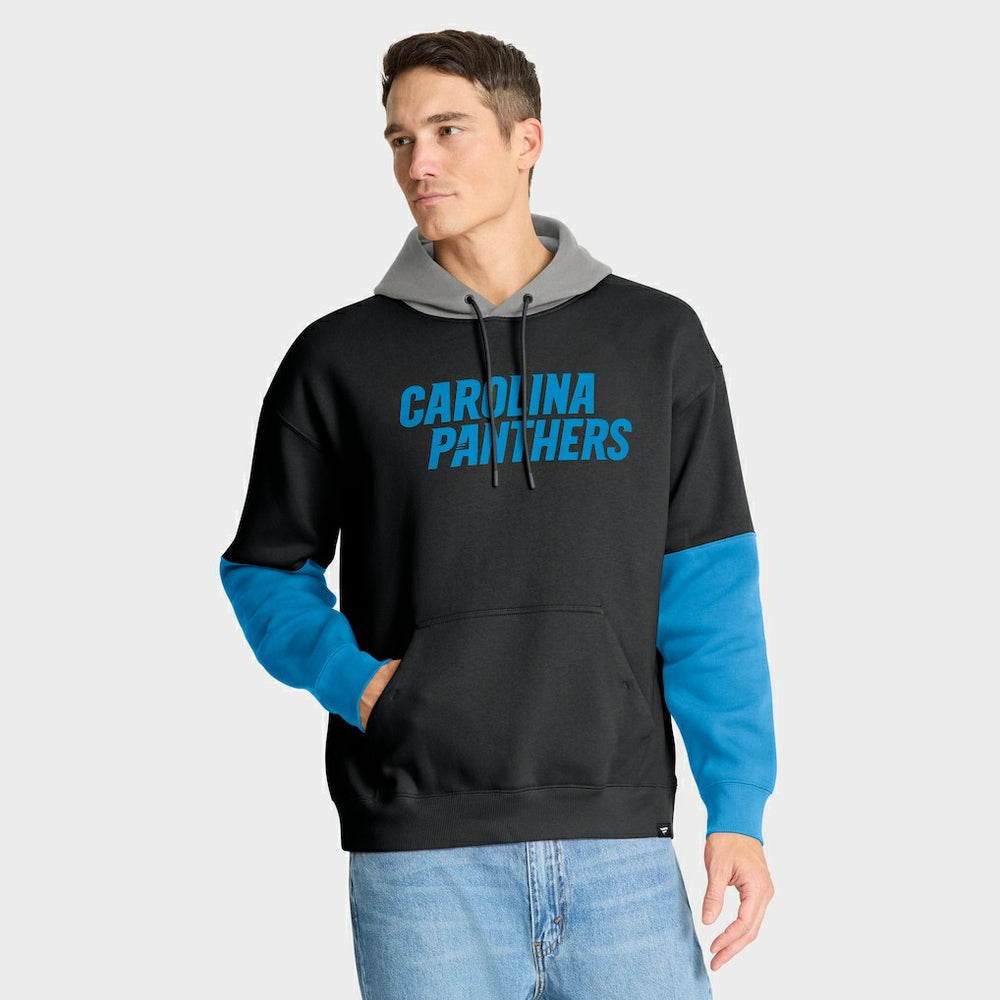 Carolina Panthers Helmet Pullover Hoodie Black