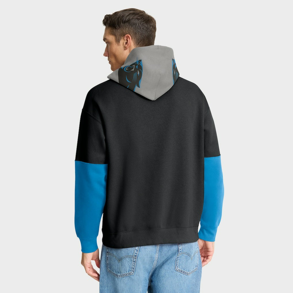 Carolina Panthers Helmet Pullover Hoodie Black