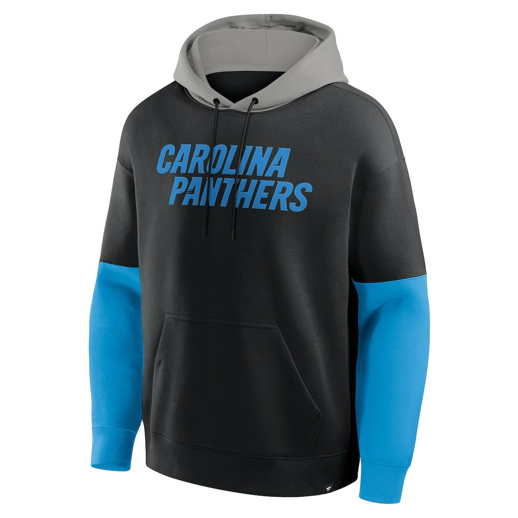Carolina Panthers Helmet Pullover Hoodie Black