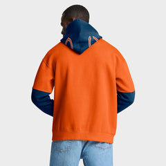 Chicago Bears Helmet Pullover Hoodie Orange