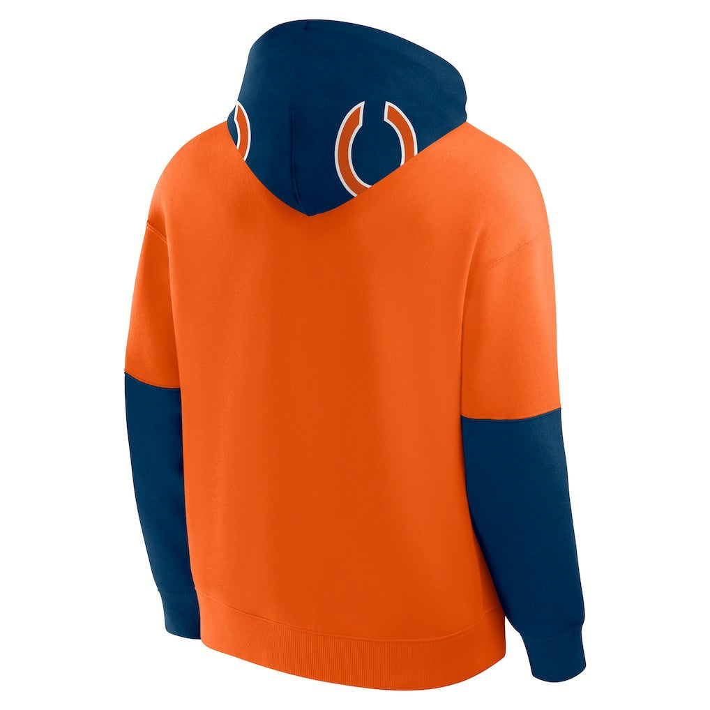 Chicago Bears Helmet Pullover Hoodie Orange