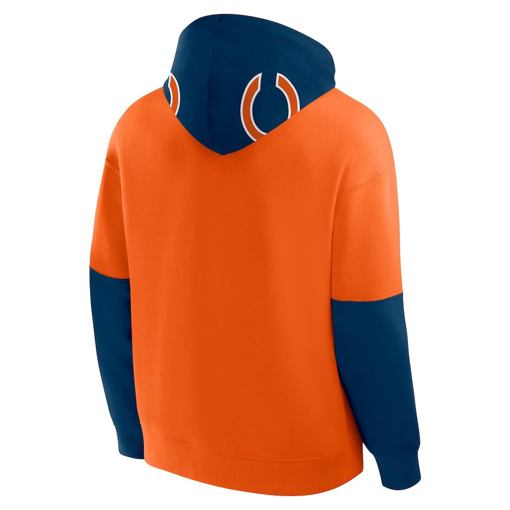 Chicago Bears Helmet Pullover Hoodie Orange