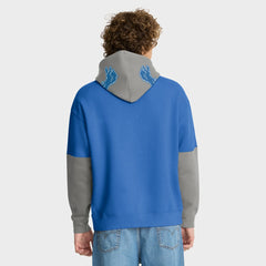 Detroit Lions Helmet Pullover Hoodie Blue