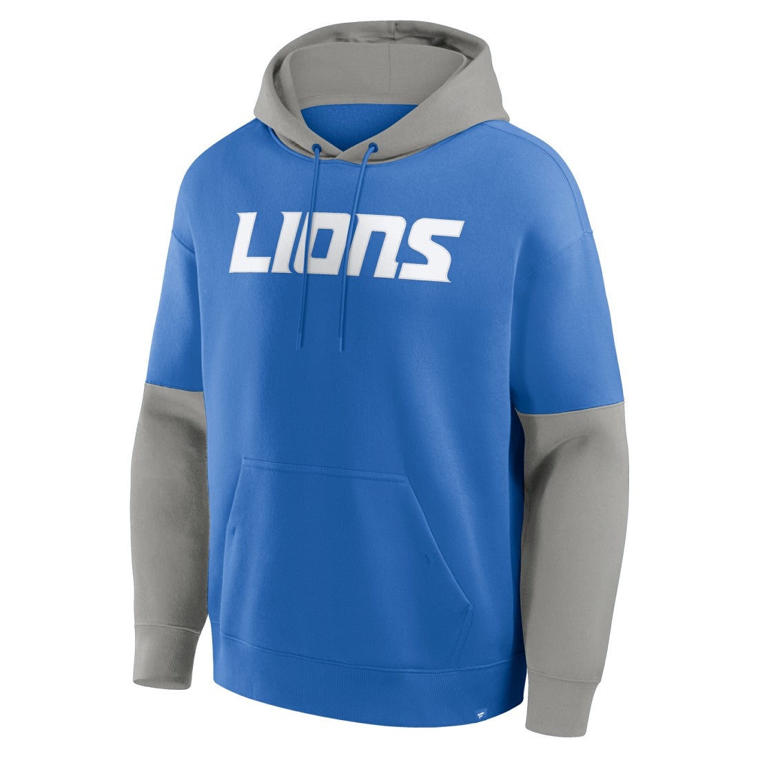 Detroit Lions Helmet Pullover Hoodie Blue