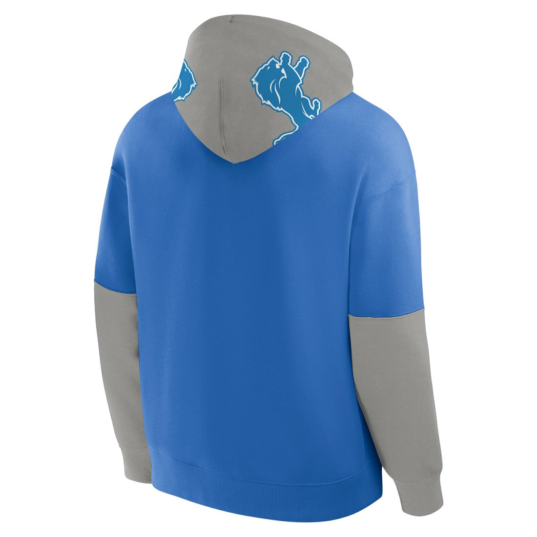 Detroit Lions Helmet Pullover Hoodie Blue