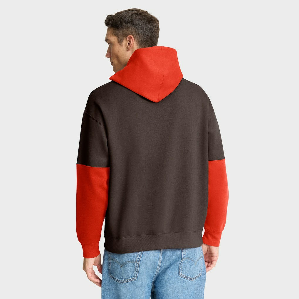 Cleveland Browns Helmet Pullover Hoodie Brown