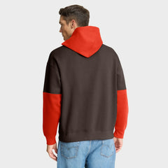 Cleveland Browns Helmet Pullover Hoodie Brown