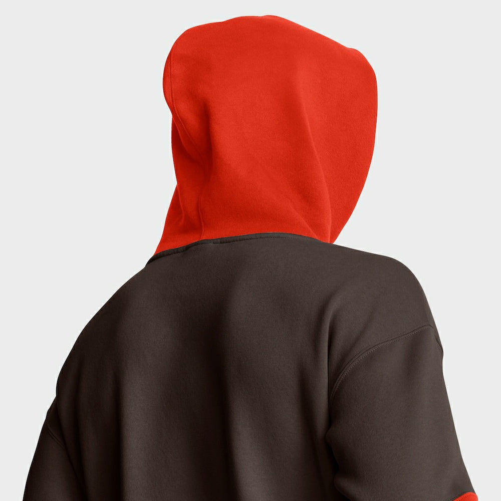 Cleveland Browns Helmet Pullover Hoodie Brown