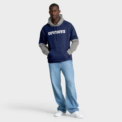 Dallas Cowboys Helmet Pullover Hoodie Navy