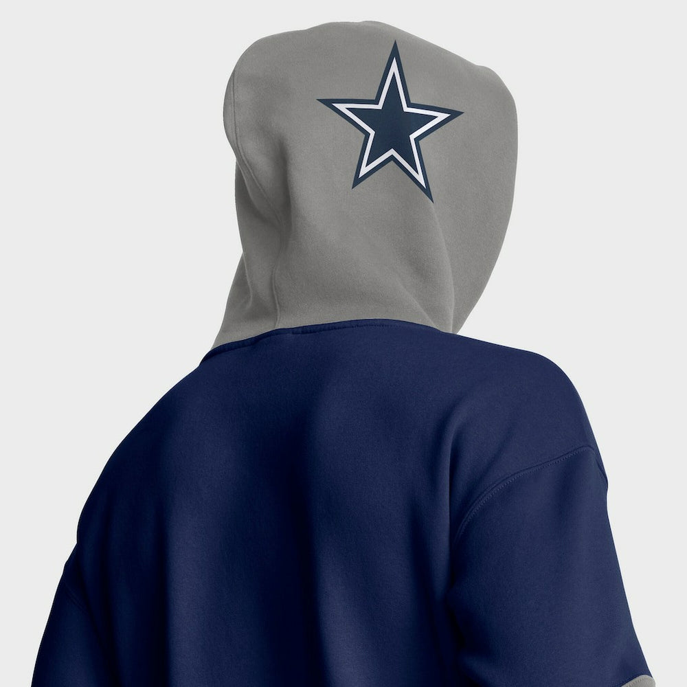 Dallas Cowboys Helmet Pullover Hoodie Navy