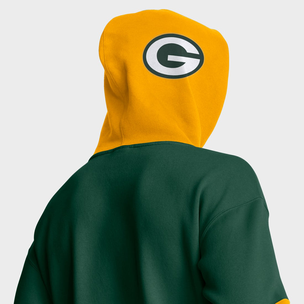 Green Bay Packers Helmet Pullover Hoodie Green