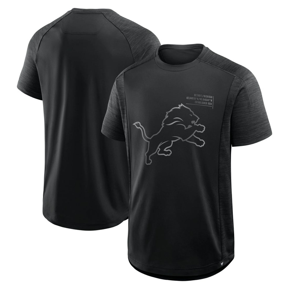 Detroit Lions Deceptive Juke T-Shirt Black