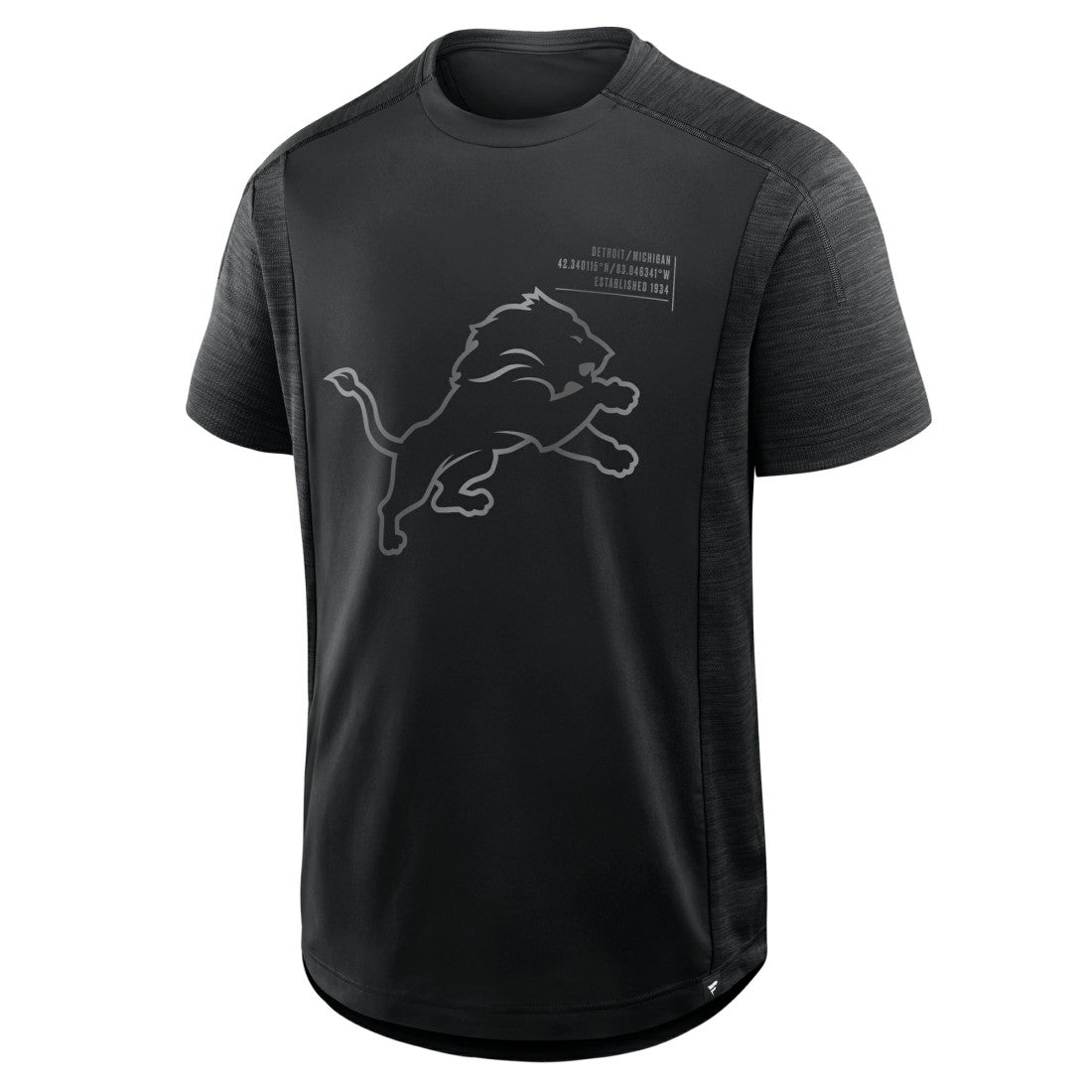 Detroit Lions Deceptive Juke T-Shirt Black