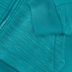 Miami Dolphins Checkdown Pass Full-Zip Hoodie Aqua