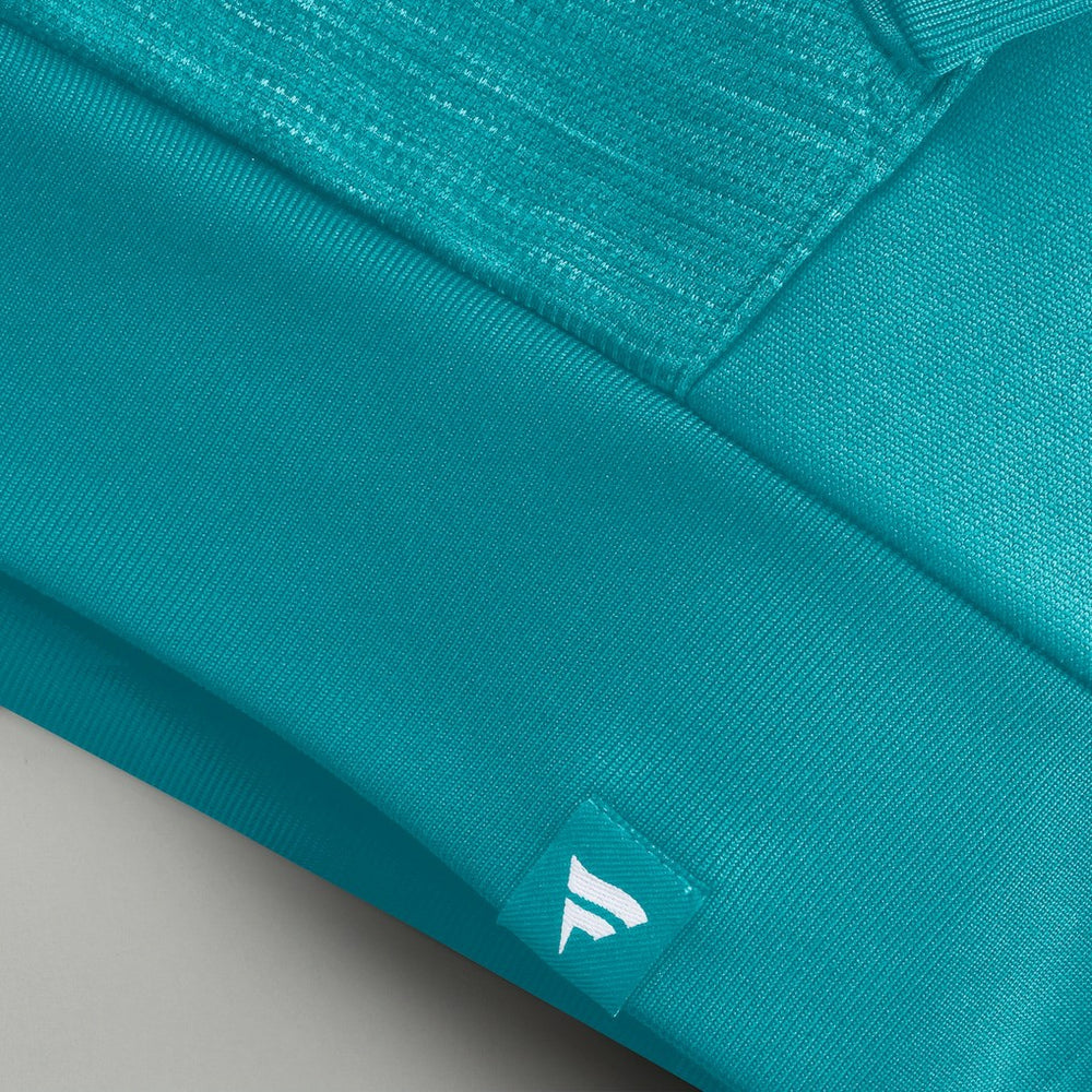 Miami Dolphins Checkdown Pass Full-Zip Hoodie Aqua