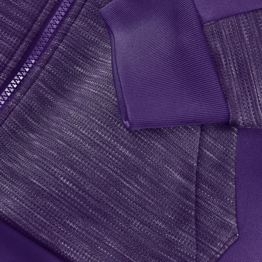 Minnesota Vikings Checkdown Pass Full-Zip Hoodie Purple
