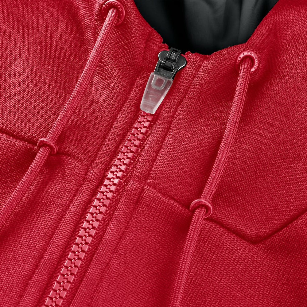 San Francisco 49ers Checkdown Pass Full-Zip Hoodie Scarlet