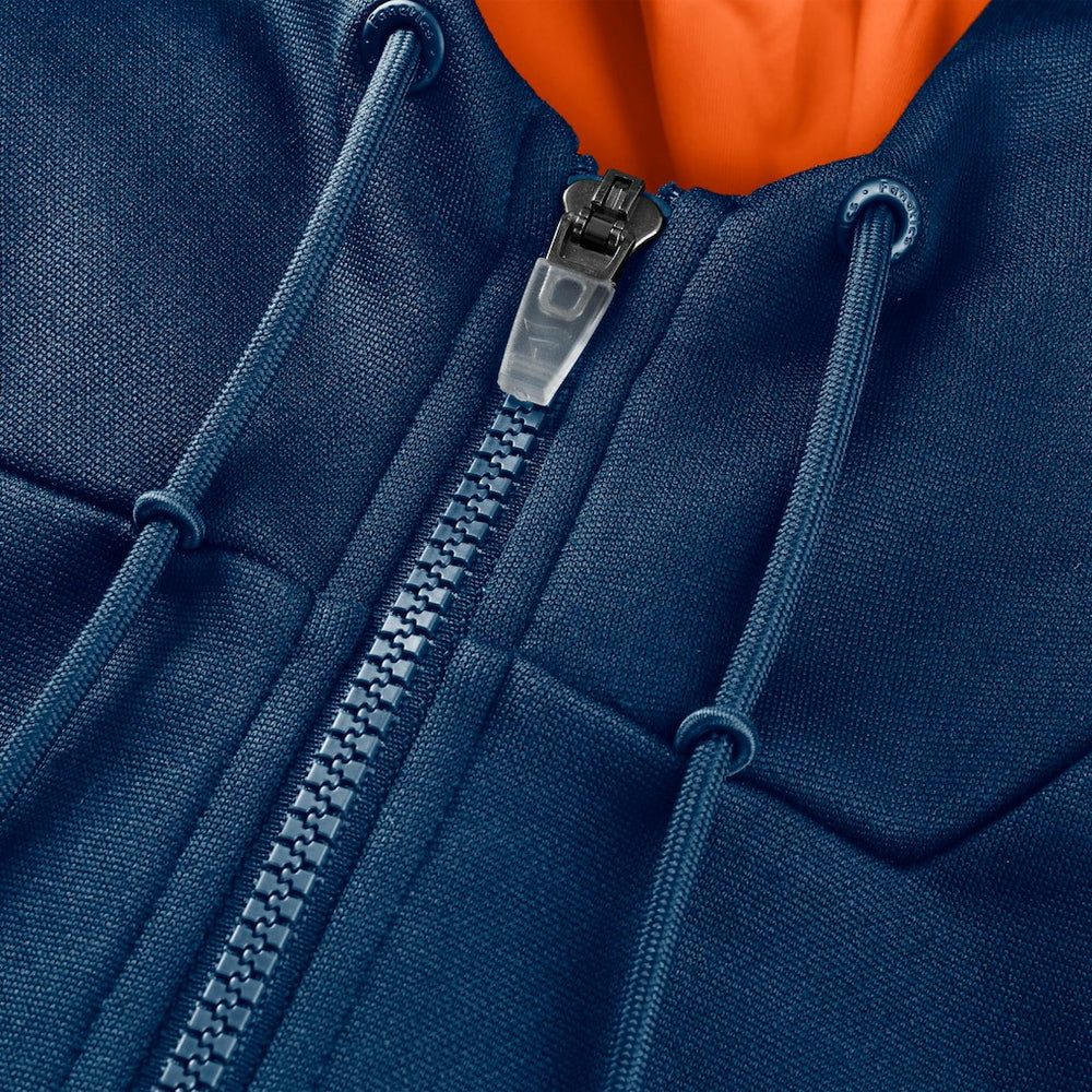 Chicago Bears Checkdown Pass Full-Zip Hoodie Navy