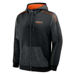 Cincinnati Bengals Checkdown Pass Full-Zip Hoodie Black