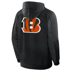 Cincinnati Bengals Checkdown Pass Full-Zip Hoodie Black