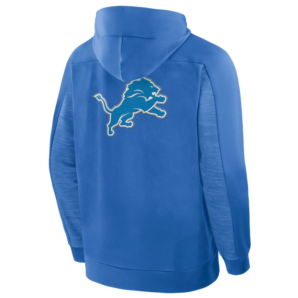 Detroit Lions Checkdown Pass Full-Zip Hoodie Blue