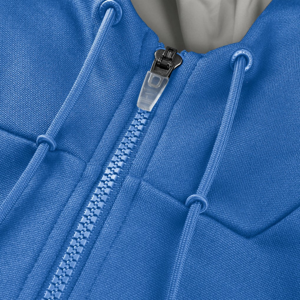 Detroit Lions Checkdown Pass Full-Zip Hoodie Blue