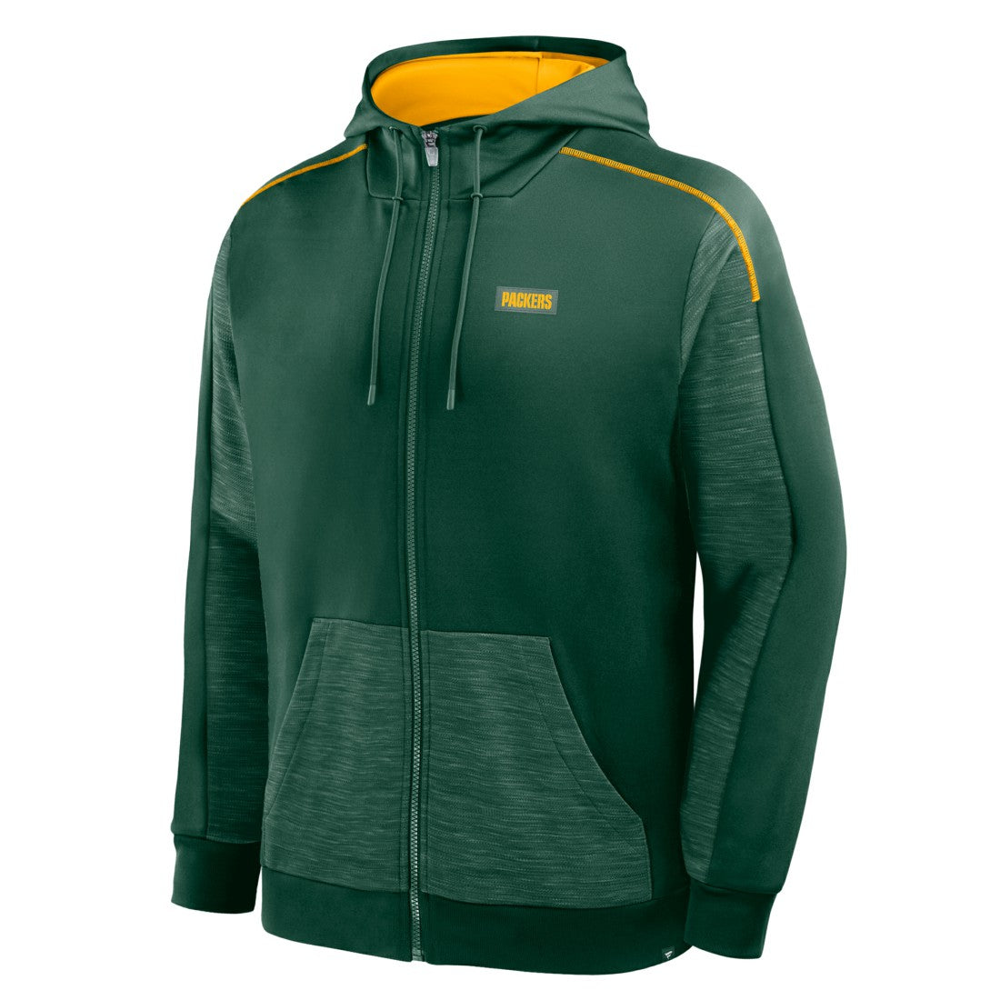 Green Bay Packers Checkdown Pass Full-Zip Hoodie Green