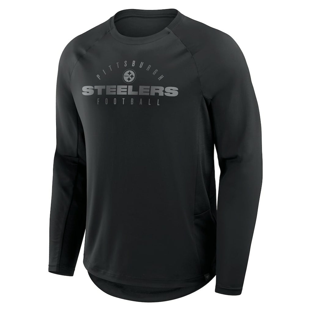 Pittsburgh Steelers Coverage Scheme Long Sleeve T-Shirt Black