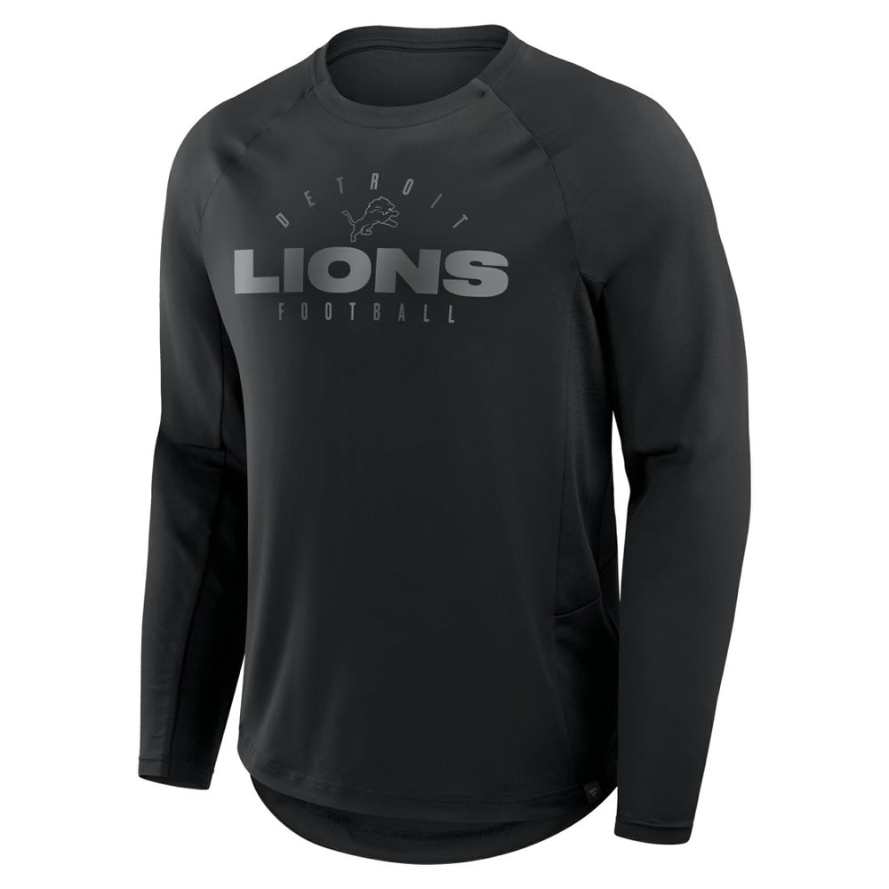 Detroit Lions Coverage Scheme Long Sleeve T-Shirt Black